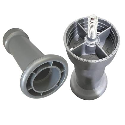 Imagem de KIT 6 PÉS PARA CAMA BOX ou BAÚ CASAL- 4 FIXOS 2 RODIZIOS