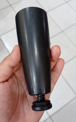 Imagem de Kit 6 Pés Para Cama Box ou Baú Juvene 12cm Com Regulagem