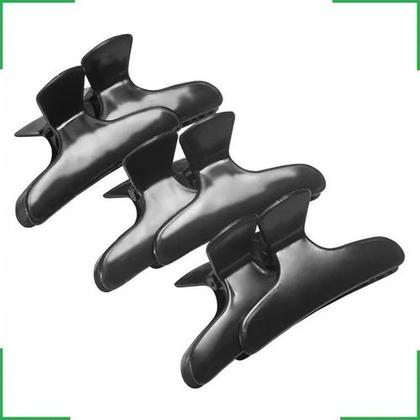 Imagem de Kit 6 Piranhas para Cabelo Prendedor Cabelo Preto Profissional