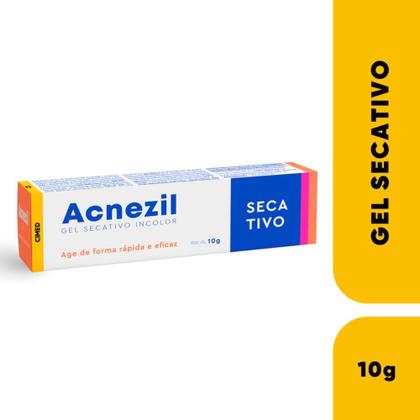 Imagem de Kit 6 Pomada para Espinhas Rosto Gel Secativo Antiacne Acnezil 10g Cimed Ácido Salicílico