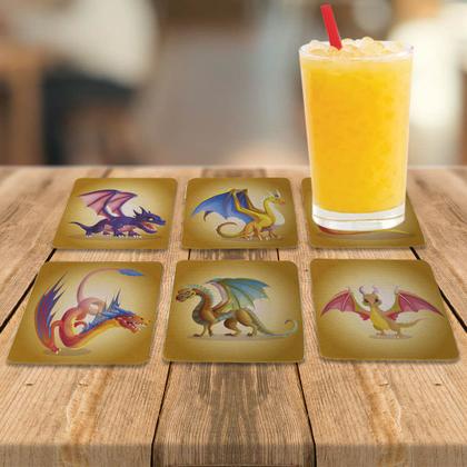 Imagem de Kit 6 Porta Copos - Dragões