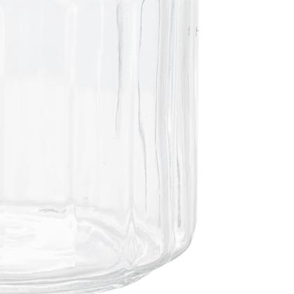 Imagem de Kit 6 Potes de Vidro Porta Mantimentos 1,2L Tampa Inox Lyor Organizador de Condimentos