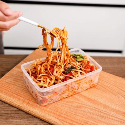 Imagem de Kit 6 Potes Herméticos Plásticos Vasilha Tapoer Transparente