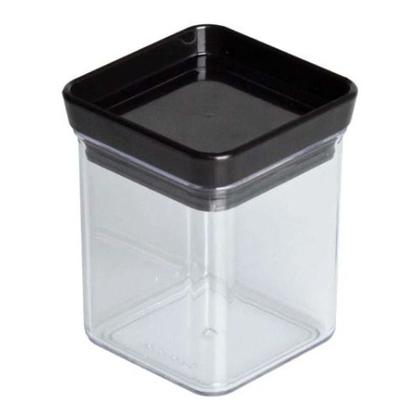 Imagem de Kit 6 Potes Mantimentos Alimento Hermético Quadrado Acrílico