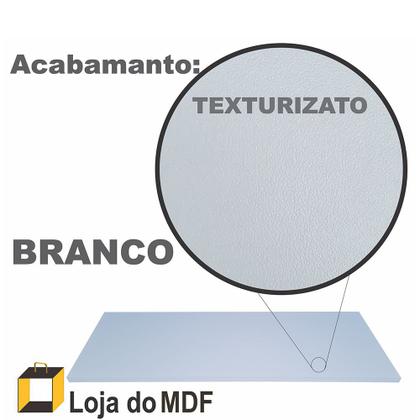 Imagem de Kit 6 Prateleiras U Mdf 60x10 Branco Nicho Livros Revista