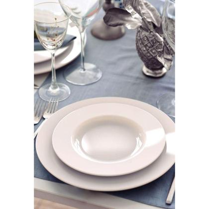 Imagem de Kit 6 Prato Raso Tramontina Elena Hs Em Porcelana 28 Cm