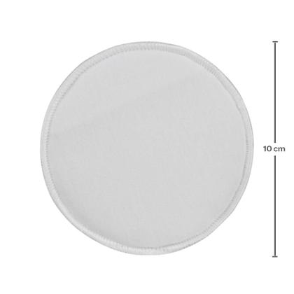 Imagem de Kit 6 Protetores Absorventes de Algodão Laváveis Para Seios Amamentação Buba