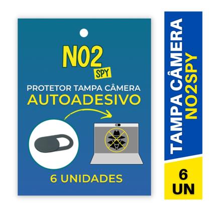 Imagem de Kit 6 Protetores Webcam No2Spy Ultrafinos Compatíveis Notebook Tablet Celular Proteção Segurança