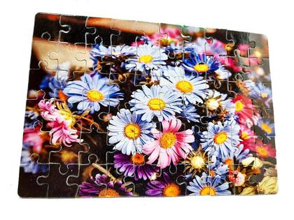 Imagem de Kit 6 Quebra-Cabeças Cognitivos - Flores 40 Peças