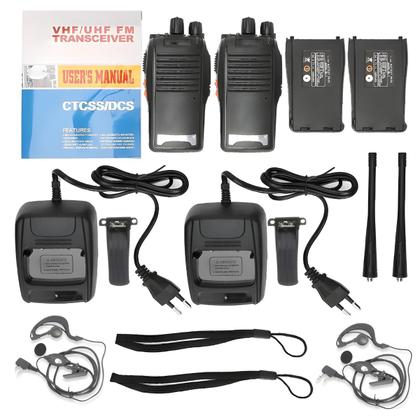 Imagem de Kit 6 Radio Ht 777s Comunicador Profissional Uhf 16 Canais Original 6 Walkie Talkie Com Fone Nf