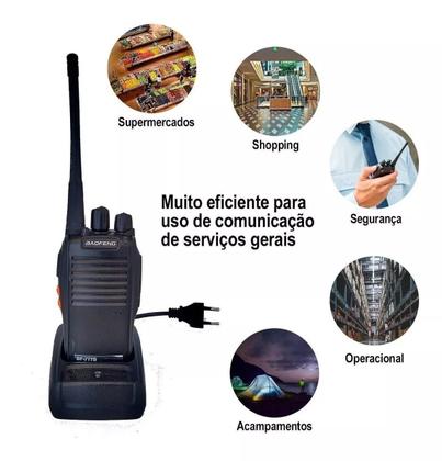 Imagem de Kit 6 Rádios Comunicador Walk Talk Baofeng 777s Amador Prof