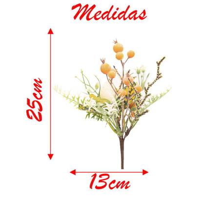 Kit 6 Ramos Artificiais de Páscoa Decoração Enfeite com Ovinho 25cm - Gici Decor Imagem de Kit 6 Ramos Artificiais de Páscoa Decoração Enfeite com Ovinho 25cm