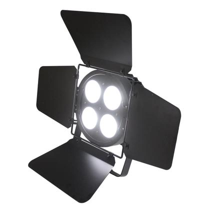 Imagem de KIT 6 REFLETORES COB SLIM 4x50 200W BQ+BF C/BANDOOR SHOWTECH ST-COB001