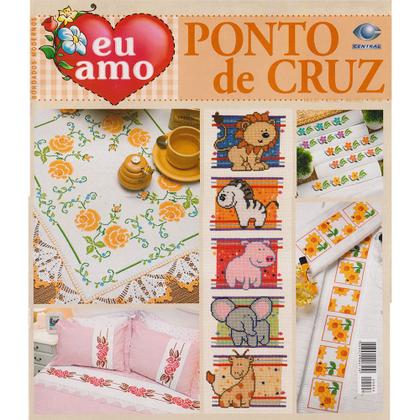 Imagem de Kit 6 Revistas Artesanato Eu Amo Ponto De Cruz Panos De Prato Bordados Modernos Ponto Cruz