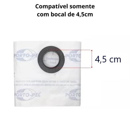Imagem de Kit 6 Sacos Aspirador de Pó Electrolux - Acqua Power 20 AQP20 (2177)