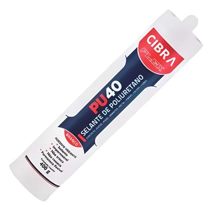 Imagem de Kit 6 Selante Pu40 Branco Cibra Excelente Qualidade 400 Gramas
