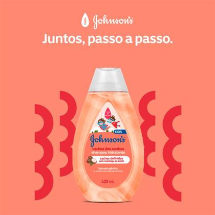 Imagem de Kit 6 Shampoo Kids Cachos Dos Sonhos 400 ml - Johnson's