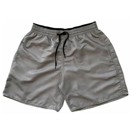 Imagem de Kit 6 Short Liso Moda Praia Tactel Bermuda Com Bolsos Verão Relaxado