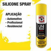 Imagem de Kit 6 Silicone Spray Lubrificante Alta Proteção Carro Novo