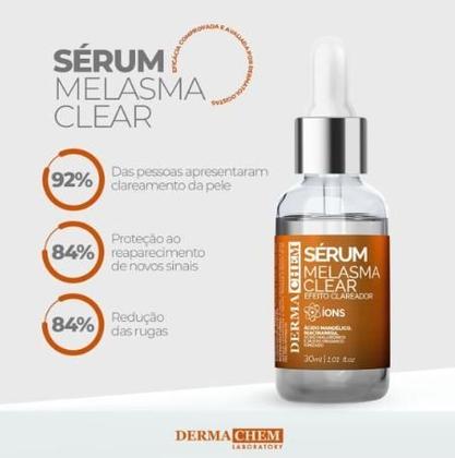 Imagem de Kit 6 skin care melasma clear clareador dermachem