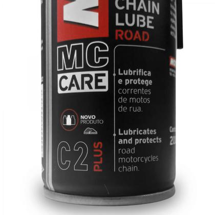 Imagem de Kit 6 Sprays Lubrificante de Correntes Motos Street Rua Motoboy Urbano Motul C2+ Plus Chain Lube