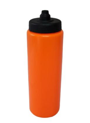 Imagem de Kit 6 Squeeze Automatica + 1 Cesta Porta Garrafas Esportes