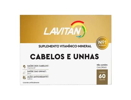 Imagem de Kit 6 Suplemento Lavitan Cabelos E Unhas 60 Cápsulas - Cimed