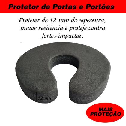 Imagem de Kit 6 Suporte Protetores De Porta Prevenção Batidas nos Dedos Para Bebê Criança12mm
