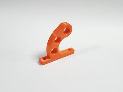 Imagem de Kit 6 Suportes De Parede Para Capacetes Laranja