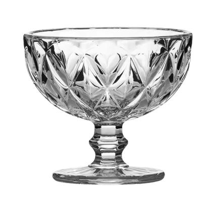 Imagem de Kit 6 Taças Sobremesa 335mL Diamante Transparente Elegante