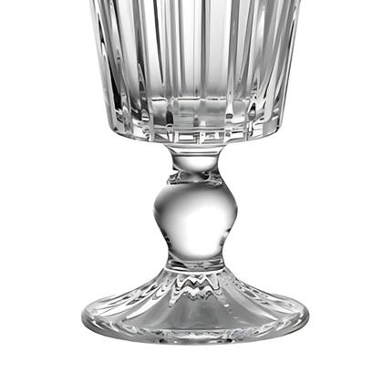 Imagem de Kit 6 Taças Soho Vinho Água em Cristal Ecológico com Borda Dourada 330ml FULLFIT