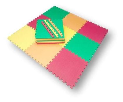 Imagem de Kit 6 Tapetes Tatames Infantil Unisex Eva 50 X 50 X 2cm 20mm AM/VV/VM/LJ