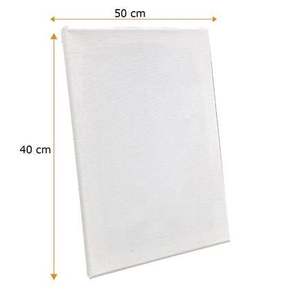 Imagem de Kit 6 Tela para Pintura 40x50 cm para Uso com tinta a óleo acrílica guache