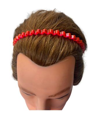 Imagem de Kit 6 Tiaras Arco  Zig Zag Colorido com Glitter Fantasia