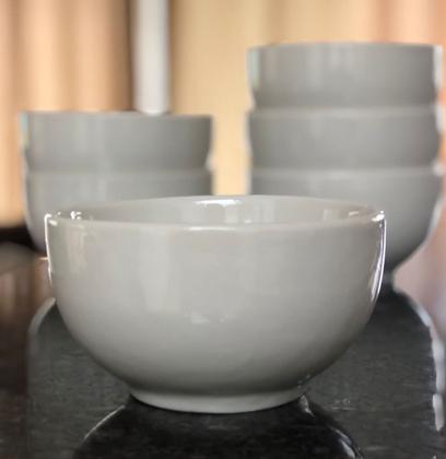 Imagem de Kit 6 Tigelas / Cumbucas Açaí 500ml - Porcelana (2)