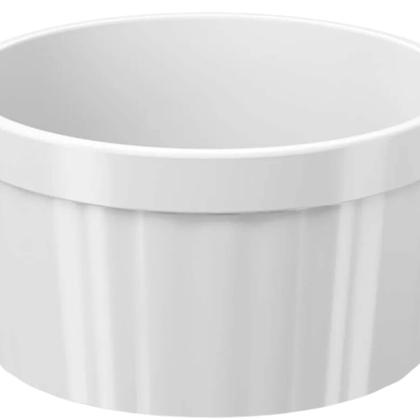 Imagem de Kit 6 Tigelas Ramekin Uno 220ml Cada Branco Brinox