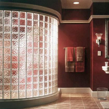 Imagem de Kit 6 Tijolos Bloco De Vidro Estrelas 19X19X8 Tradestar