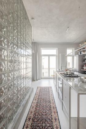 Imagem de Kit 6 Tijolos Bloco De Vidro Xadrez 19X19X8 Tradestar