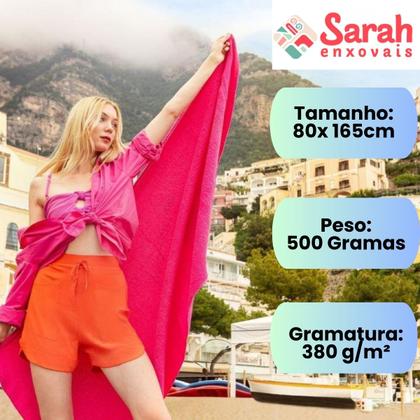 Imagem de Kit 6 Toalhas Banhão Gigante Diamante - 500 Gramas - 165cm x 80cm