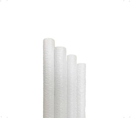 Imagem de Kit 6 Tubos Esponjoso Branco Blindado 5/8 15mm Parede 10mm