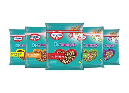 Imagem de Kit/6 un Granulado Choc Disco de Chocolate 80g (Ref 70142) - Dr Oetker