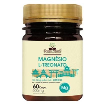 Imagem de Kit 6 Un - Magnesio L Treonato 600Mg 60 Caps Folha & Raizes