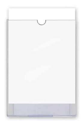 Imagem de Kit 6 Un Quadro Aviso Display Expositor A4 Dello Fita Dupla