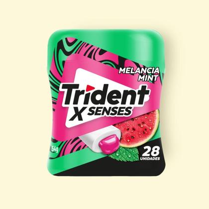 Imagem de Kit 6 Un. Trident X Senses Garrafa Melancia Mint 54g - Mondelez