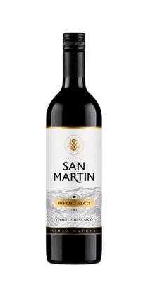 Imagem de Kit 6 Un Vinho San Martin Bordô Seco 750 ml