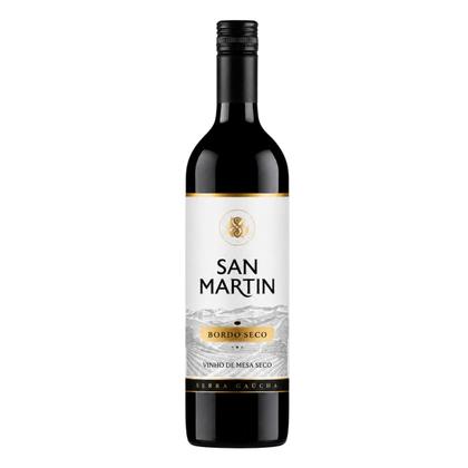 Imagem de Kit 6 Un Vinho San Martin Bordô Seco 750 ml