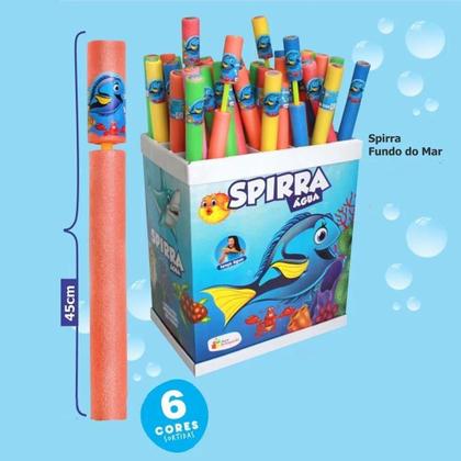Imagem de Kit 6 Unidades Lança Joga Atira Espirra Agua - Doce Brinquedo