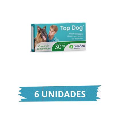 Imagem de Kit 6 Unidades - Top Dog Vermífugo palatável Cães até 30 Kg