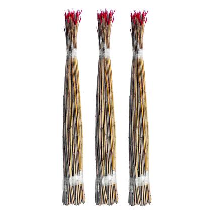 Imagem de kit 6 Varas de Pesca bambu Festa Junina Pescaria 120cm