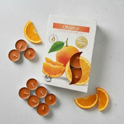 Imagem de Kit 6 Velas Rechaud Difusor Flutuante Fondue 6 hrs - Aromas